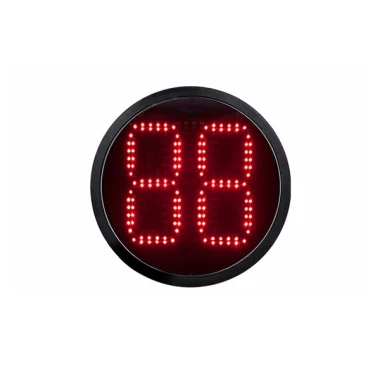 Dirije trafik limyè Double Digital Countdown Timer Avèk Wouj Green
